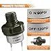 90-120 PSI Air Pressure Switch, 1/4