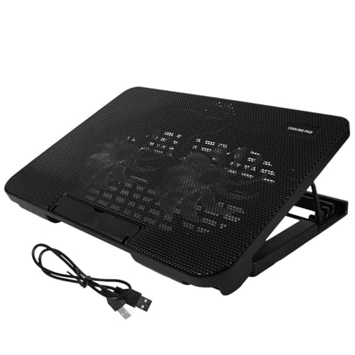 Base refrigerante USB para laptop DOITOOL negra miniatura 7