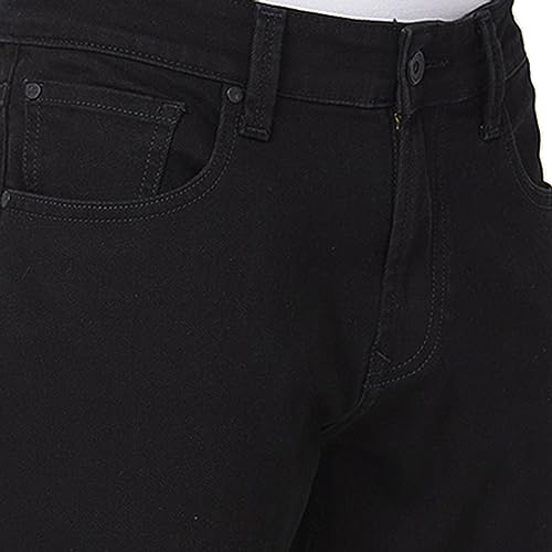 Image of Spykar Men's Kano Slim Fit Mid-Rise Jeans (Ankle Length)