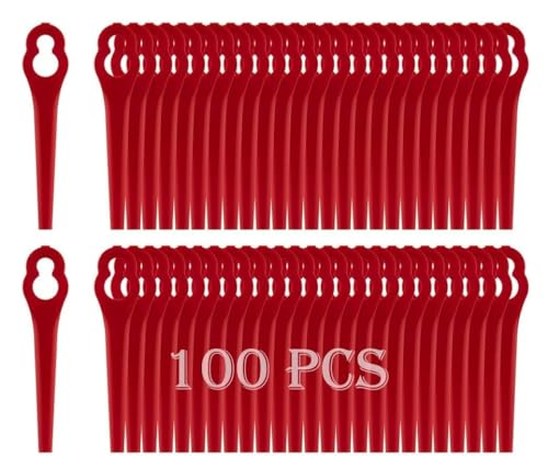Miniatura 5 de Einhell - Juego De 100 Cuchillas De Repuesto Para Desbrozadora Inalámbrica Einhell Bg-Ct 18 Li, Rg-Ct 18 Li, Ge-Ct 18 Li, Cuchillas De Plástico Compatibles Con Cortacésped Einhell