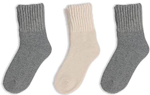 Image of BomKinta Boot Socks for Women Winter Solid Thick Warm Socks Cozy Crew Socks Christmas Gift