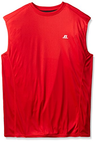 Russell Athletic Men's Big & Tall Color-Blocked Muscle Shirt