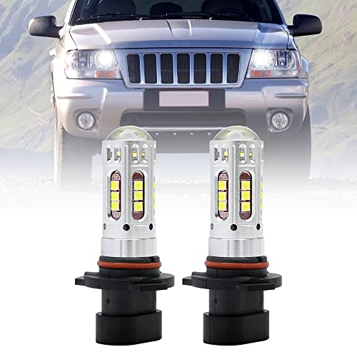 Ampoule HB3A LED J.eep Grand Cherokee WG 1999-2004 kit phares 6000K