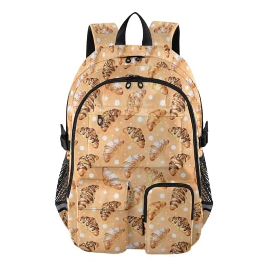Croissant Design School Backpack for Travel