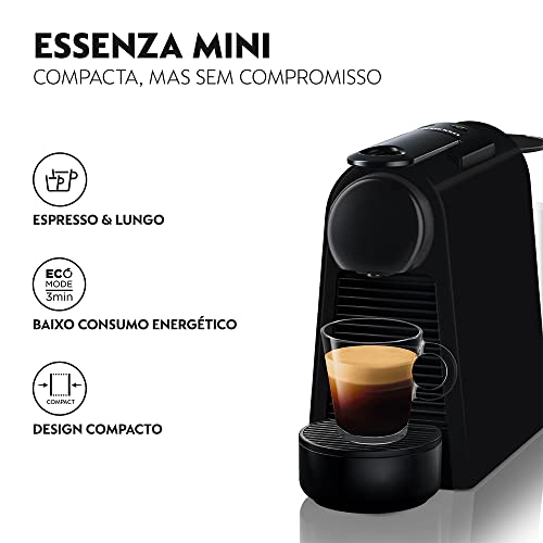 Nespresso Essenza Mini Cafeteira 110V, máquina de café Espresso compacta para casa, máquina de cápsu