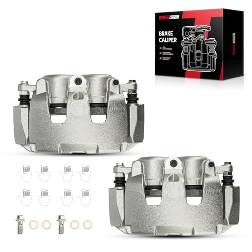 Image of Torchbeam Front Brake Calipers Set for Dodge 2006-2008 Ram 1500 5.7L, Dodge 2005-2008 Dakota, Dodge 2006-2008 Ram 1500 4.7L, Front Left and Front Right Calipers Replace # 18B5008+18B5009