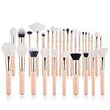 Jessup Vegan Cosmetic Brush Set Professional 30pcs, Premium Synthetic Powder Foundation Eye Shadow...
