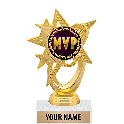 Crown Awards 5.5" Gold MVP Trophies, Custom Astral Star MVP Trophy Award
