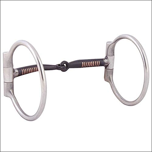 HILASON Stainless Steel Tack Horse Snaffle Bit 5" Sweet Iron Mouth