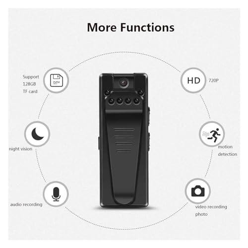 Micro CAM A7 portátil con grabador DVR de vídeo para seguridad personal 6
