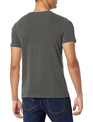 Guess Men's Esentials Short Sleeve Embroidered Logo Tee, Jet Black Multi, Small #TOP1