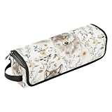 Aesthetic Wolfs - Bolsa de viaje para mujeres y alfombrilla resistente al calor, bolsa de viaje para