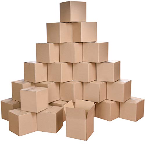 Cualfec Shipping Boxes Corrugated Cardboard Box Mailer Gift Boxes for Online Business Shipping (5x5x5) â€¦