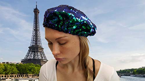 Sequin Berets for Children and Teenagers (3 Uniquely Colored Berets)2