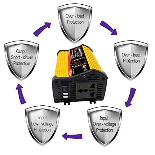 Power Inverter DC 12V tot 110v AC Power Converter Pure Sinus Wave 500 W Power Inverter Auto Charger Adapter 500 W Power… - Image 5