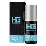 Hair Genetics Hair Fibre Spray - Fibres Setting & Holding Spray for Men & Women - Strong Hold, Lightweight, Invisible Finish, Ideal for Thinning Hairs 100ml