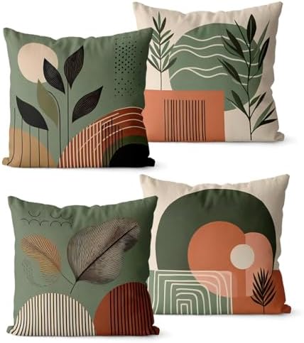 Kit 4 Capas De Almofadas 45x45 - Sol Terroso