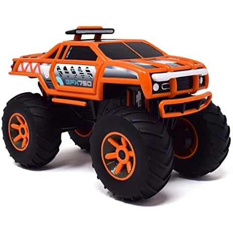 Sunny Days Entertainment Monster Truck - Lights & Sounds Motorized Orange Vehicle Cover