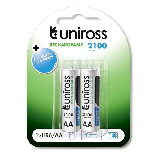 Uniross AA Rechargeable Battery | 2100 Series | Ultra High Power|...