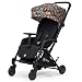 QTUS TODY Poussette Bébé Compacte Pliable, 0 Mois et +, Siège Extra Large De 42 cm Pour Gros Bébé, Position Couchée Dès La Naissance, Auvent Avec UPF50+, Tout-Terrain (QTUS X SKWAK)