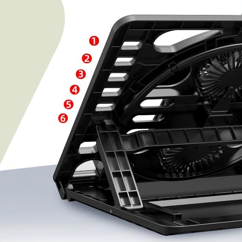 Soporte Plegable para Laptop con Ventilador de Enfriamiento miniatura 2