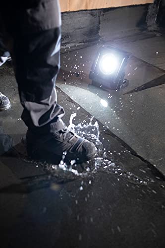 Brennenstuhl Professional Multi Battery LED Hybrid Baustrahler 6050 MH (60W, 6200lm, IP65, LED Baustrahler kompatibel mit 18V Akkus 11 verschiedener Hersteller, 5m, ohne Akku, Engineered in Germany)