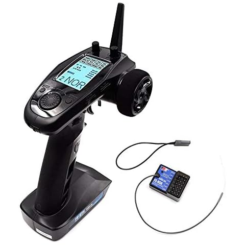 Goolsky Flysky FS-GT5 2.4G 6CH Transmitter Remote Controller with FS-BS6 Receiver for RC Car Crawler Boat Cover