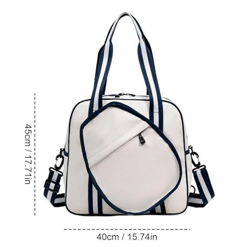 Bolsa pickleball con diseño de balluchon ajustable para mujer activa 6