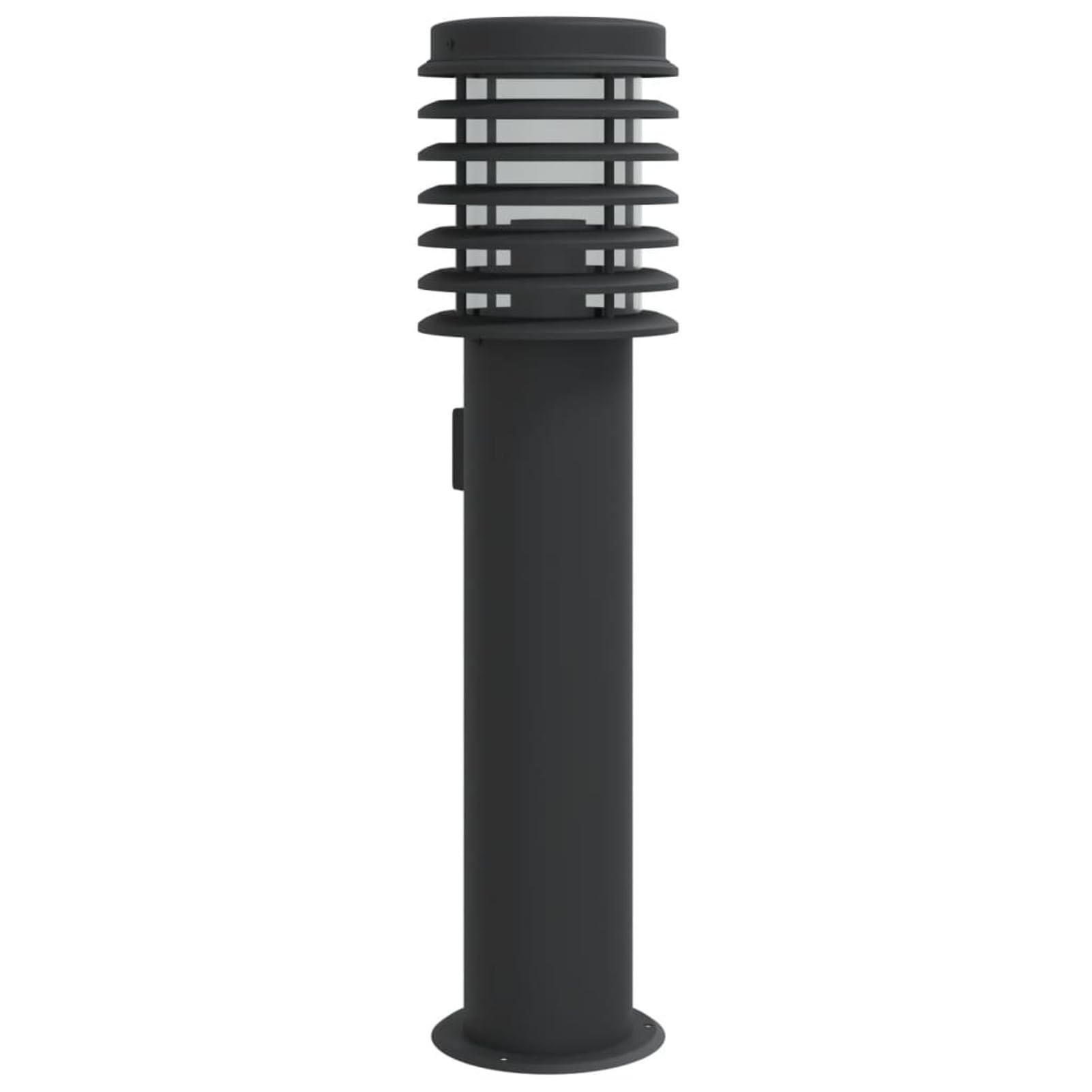 LAPOOH Lampada da Terra per Esterni con Presa Nera 60 cm Acciaio,Lampade da Terra,Lampada da Terra Moderna,Lampade da Terra per Soggiorno-4006377