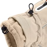 HUNTER Hundemantel NORDBY Dachshund, Farbe: Creme, wasserabweisend, warm gefüttert, reflektierend, ideal für kleine Hunde mit langem Körper, schützt vor Kälte & Nässe, maschinenwaschbar, Größe: 33