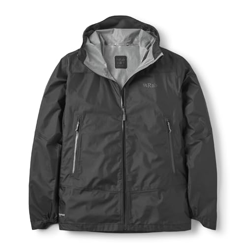 Rab ���u �t�@���g���}�E���e���W���P�b�g �����Y Phantom Mountain Jacket QWI71-BLK_UK�T�C�YL�iJPN�T�C�YXL�j