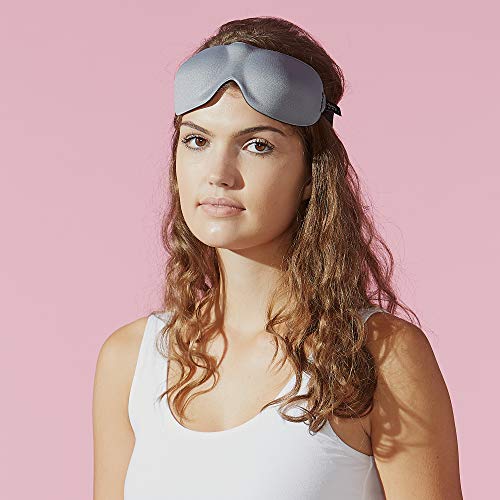 Bucky 40 Blinks No Pressure Eye Mask For Travel & Sleep, Cool Gray, One Size #TOP2