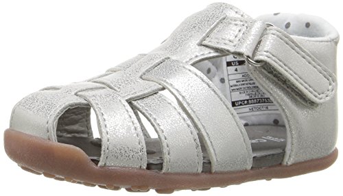 Addison-Wg Sandal, Silver, 5.5 M US Toddler