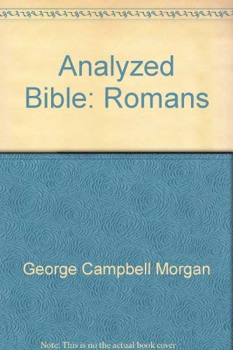Analyzed Bible Romans 0801061490 Book Cover