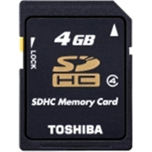 【並行輸入】TOSHIBA 東芝 SD-K04G SDHC 4GB Class4 バルク品