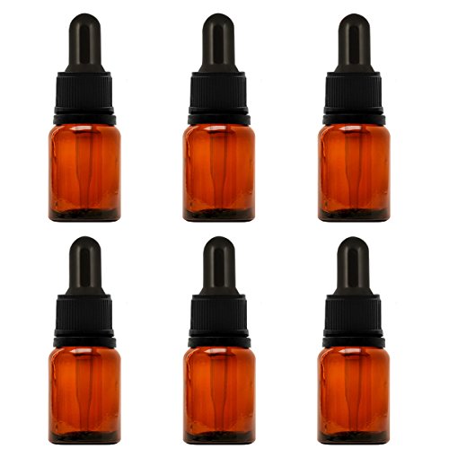 Year Of Plenty ED5BLACK6 Glass Eye Droppers For 5Ml Essential Oil Bottles thumb #6
