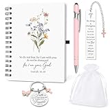 Onperpoe Christliche Geschenke, Praktisches Bibel Lesezeichen und Kugelschreiber Set, Inspirierende Christliche Deko, Geschenke für Frauen Kollegen Freunde Kirchenmitglieder