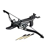 SAS Rogue 80 Pound Self-Cocking Pistol Crossbow (Pistol Crossbow with Grip)