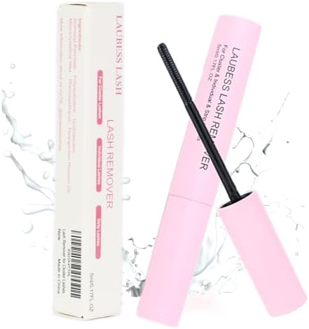 Lash Remover for Cluster Lashes 5ml LAUBESS LASH Remover for Lash Extensions at Home Lash Clusters DIY Eyelash Extension Remover DIY Lash Extension Remover Adhesive