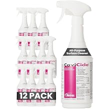 Metrex CaviCide Surface Disinfectant Cleaner Spray, 24 Oz Ready-to-Use Disinfecting Spray, All Purpose Cleaner & Decontaminant for Medical, Clinical, Laboratories & Patient Care Areas Pack of 12