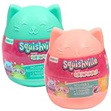 Squishmallows Squishville Series 12 Mini Mystery Plush (2 Pack) Official Jazwares Plush - Collectible Soft & Squishy Easter Eggs Blind Capsules - Styles May Vary - Gift for Boys, Girls & Kids