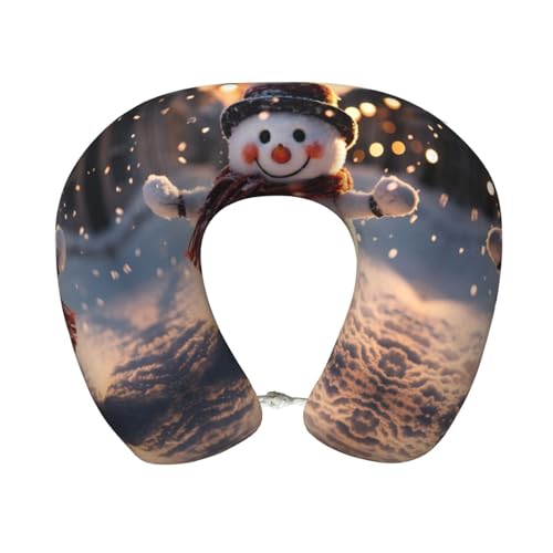 Almohada cuello en U Espuma viscoelástica 30 cm x 25 cm miniatura 1