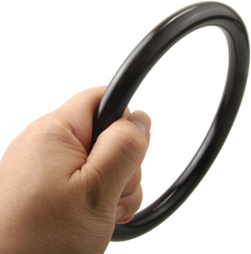 6 Packs Round Wood Handbag Purse Handles for Bag Making Purse Making Handle Replacement - Image 6