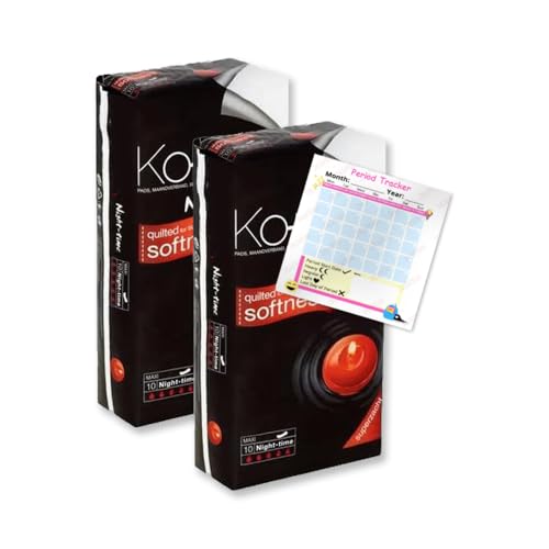 Sanitary Towels Night Time Maxi | Period Pads | Comfort and Protection | Nighttime | Moisture-Wicking | Pack of 2x10 (20 Pads)