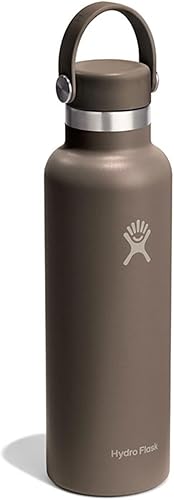Miniatura 4 de HYDRO FLASK - Botella de agua de acero inoxidable con aislamiento térmico antiderrame, a prueba de fugas 21 onzas, color naranja (Sandpiper)