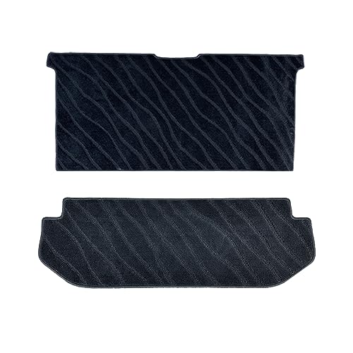 D.Iプランニング 【 新型 アルファード ヴェルファイア 40系 】 セカンドラグマット & サードラグマットセット 2列目 3列目 フロアマット レール隠し用マット 織柄黒