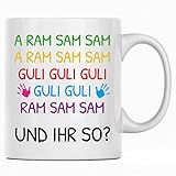 aramsamsam a ram sam sam Tasse Abschiedsgeschenk Erzieherin Geschenk Abschied Geschenke für Erzieherinnen Kindergarten Kita Erzieher Beste Tagesmutter