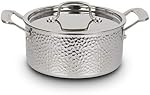 Cuisinart 8-Piece Ensemble de casseroles et de pots en acier inoxydable à trois couches (HTP-8SSC)