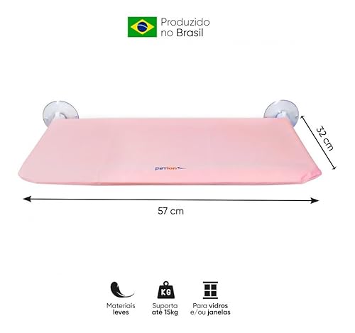 Petlon Cama De Janela Para Gatos Petlon - Rosa