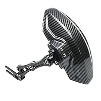 Onderdelenset Motorfiets Old School Retro Achterspatbord Spatbord Wiel Spatbord Cover Universeel Voor Harley BOBBER (Color : Matte Black